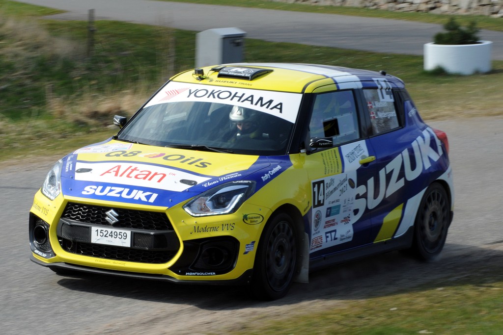 Jacob Madsen og Line Nedergaard forsvarede deres andenplads i Dansk Super Rally
